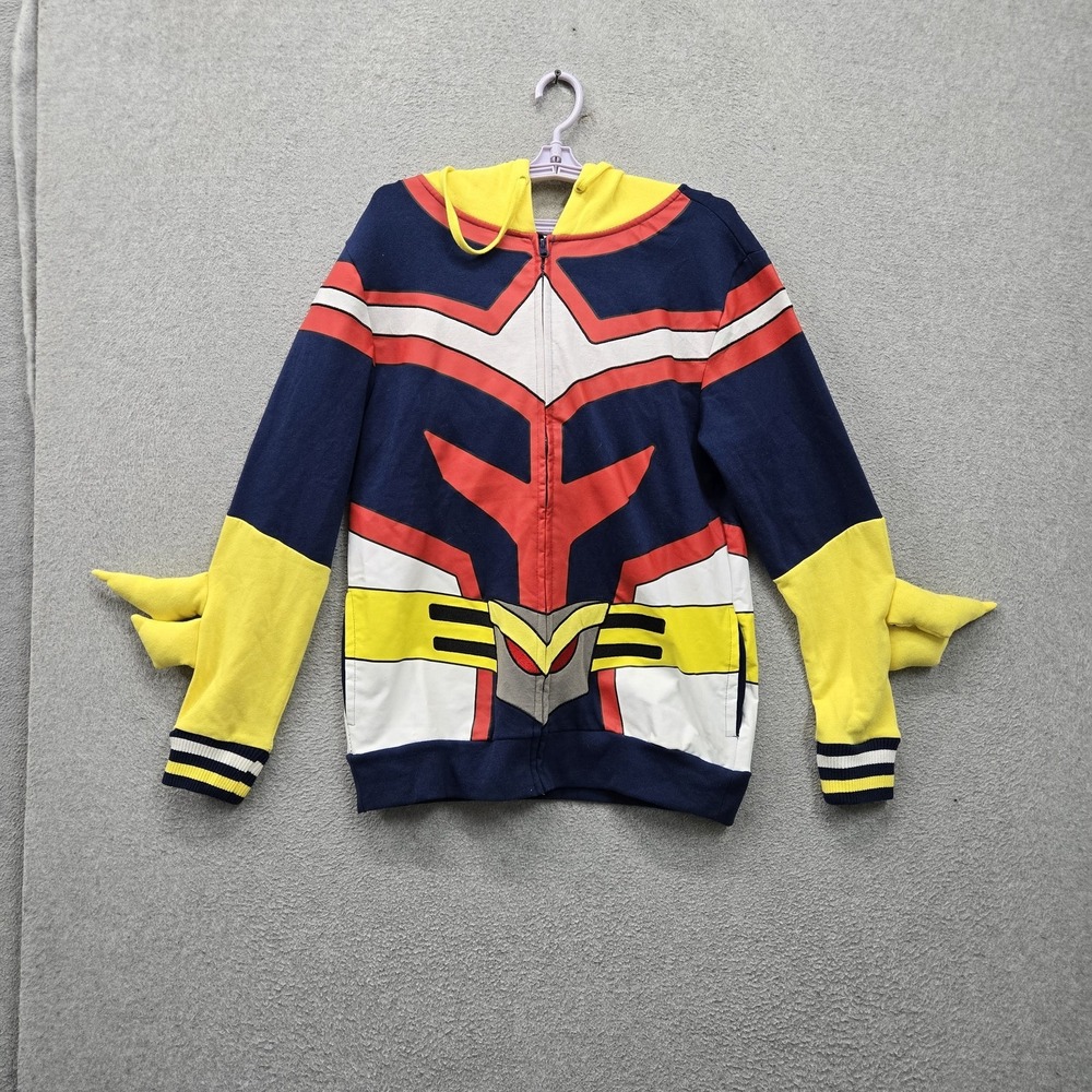 My Hero Academia Men Hoodie M Navy Costume Fleece Anime Character